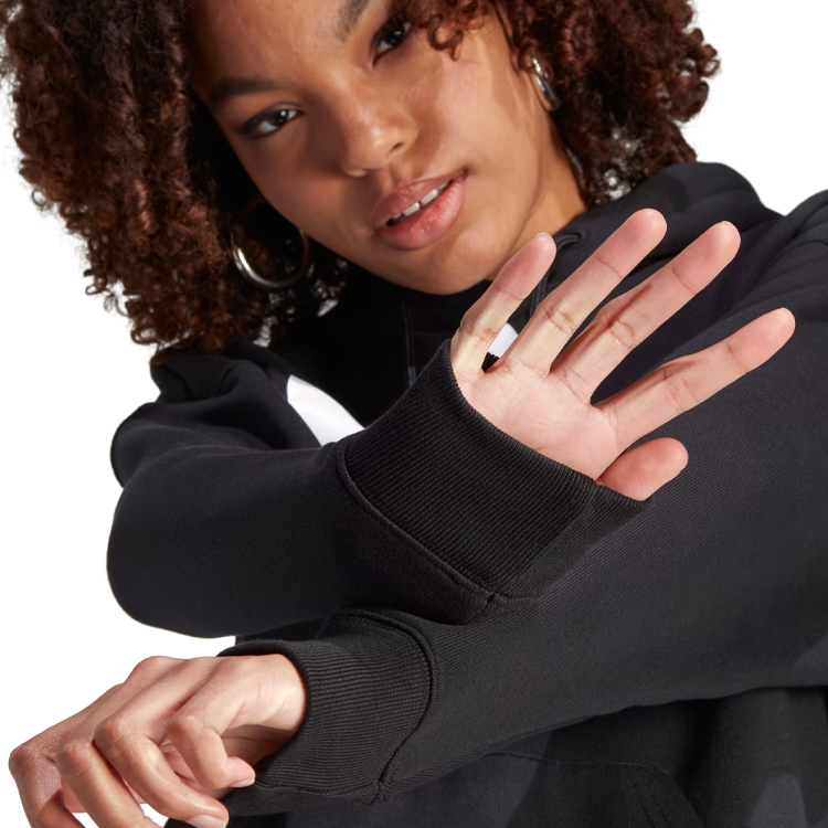 Hanorac Adidas TRF HOODIE S Negru Femei photo 5