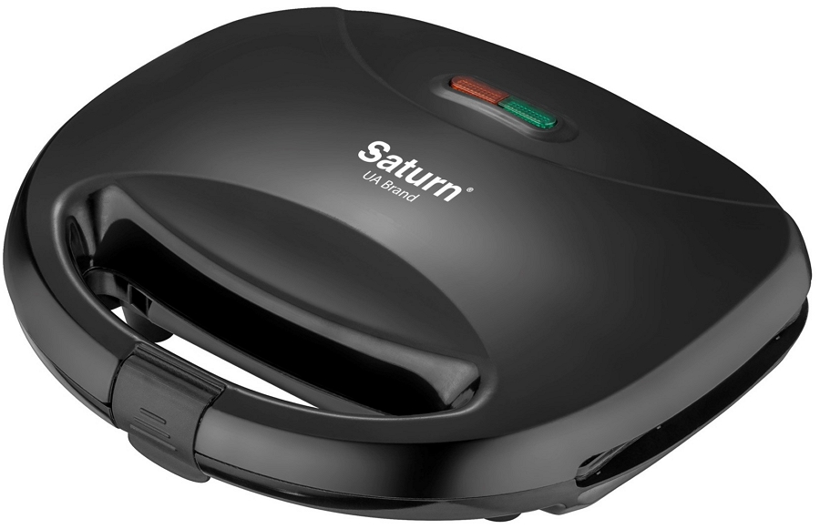 Бутербродница Saturn STEC0158, 750 Вт, Черный photo 