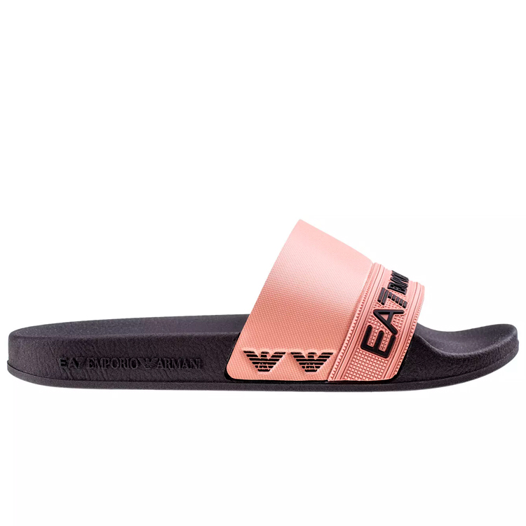 Slapi EA7 EMPORIO ARMANI SHOES BEACHWEAR pt Femei / 36 / Negru-roz photo 2