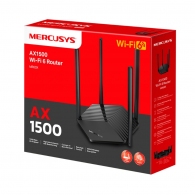 Wi-Fi Router MERCUSYS MR60X / AX1500 Dual Band / Wi-Fi6 / Gigabit / 1WAN+2LAN / 4 external antennas thumbnav 3