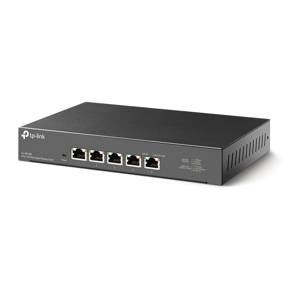 Коммутатор TP-LINK TL-SX105/ 5 port /10Gigabit / RJ45 / steel case photo 3