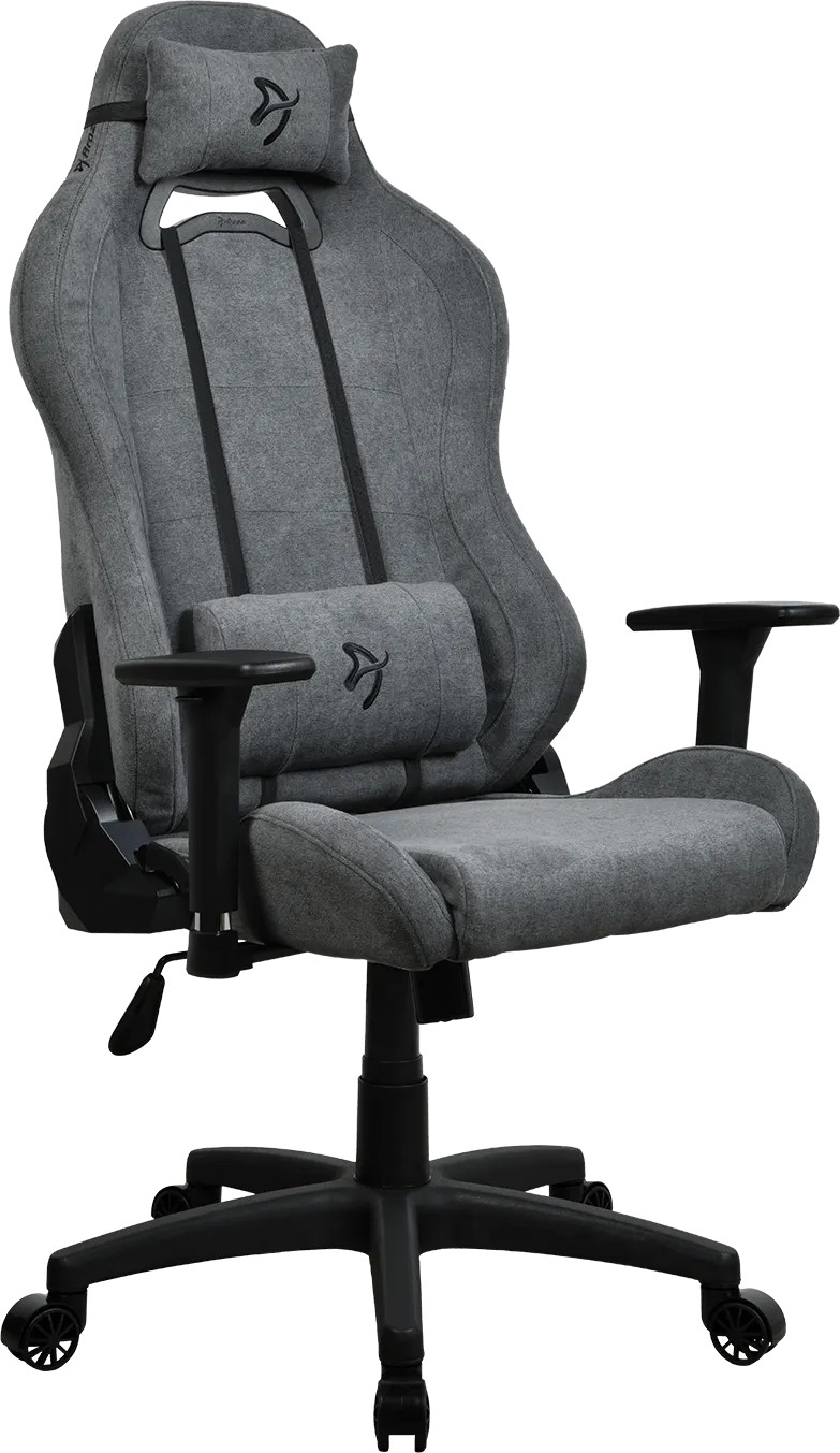 Fotoliu Gaming AROZZI Torretta 2023 Edition/ Soft Fabric/ up to120kg / 155-185cm / Ash Grey photo 2