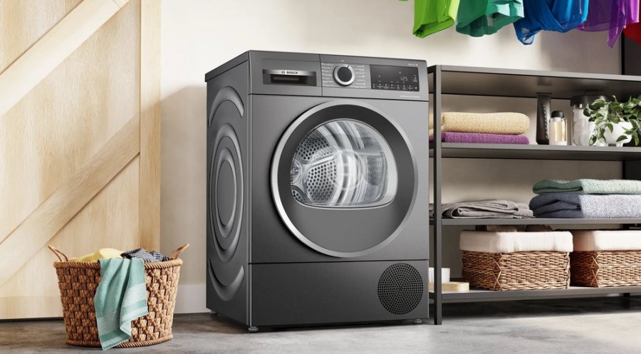 Masina de uscat rufe Bosch WQG235DREU / 8 kg / B / Gri photo 6