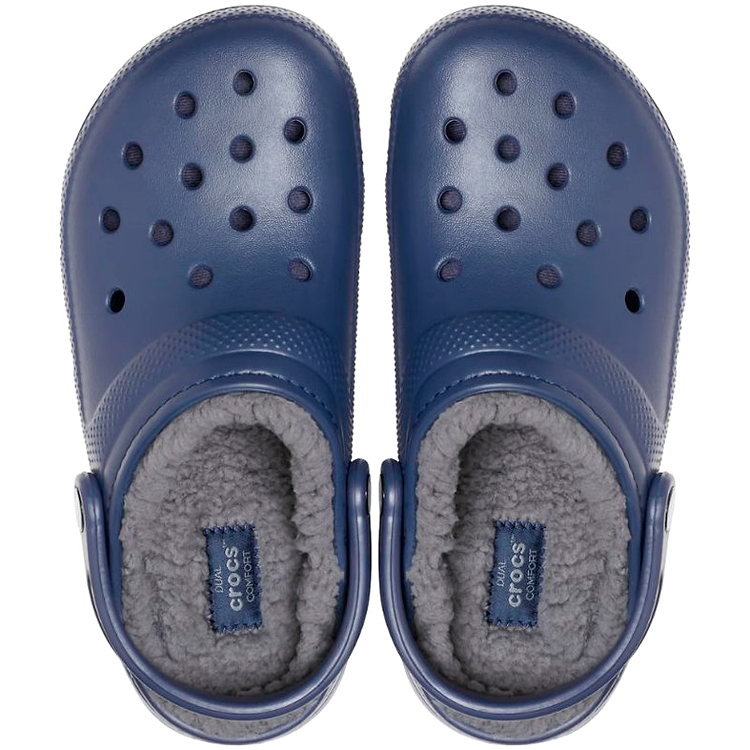 Slapi Crocs Classic Lined Clog pt Barbati / 43-44 / Albastru photo 3