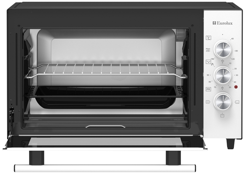 Cuptor electric Eurolux MOEM35B, 35 l, 1300 W, Alb photo 4
