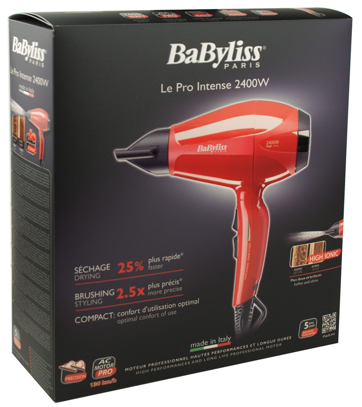 Фен Babyliss 6615E 2400W Красный photo 3