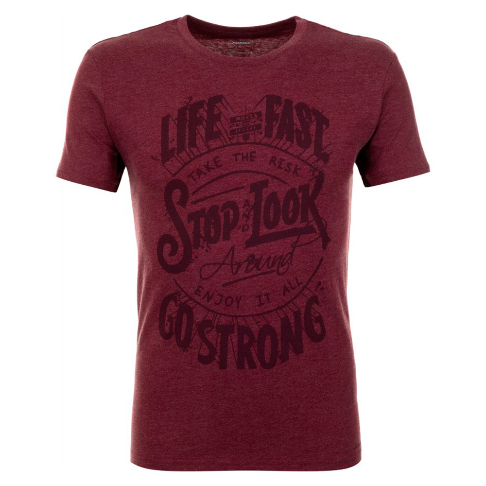 Tricou bărbătesc Demix XL Bordo photo 1 Tricou bărbătesc Demix XL Bordo photo 1