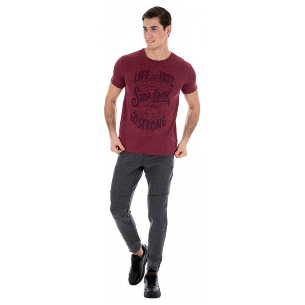 Tricou bărbătesc Demix XL Bordo photo 2