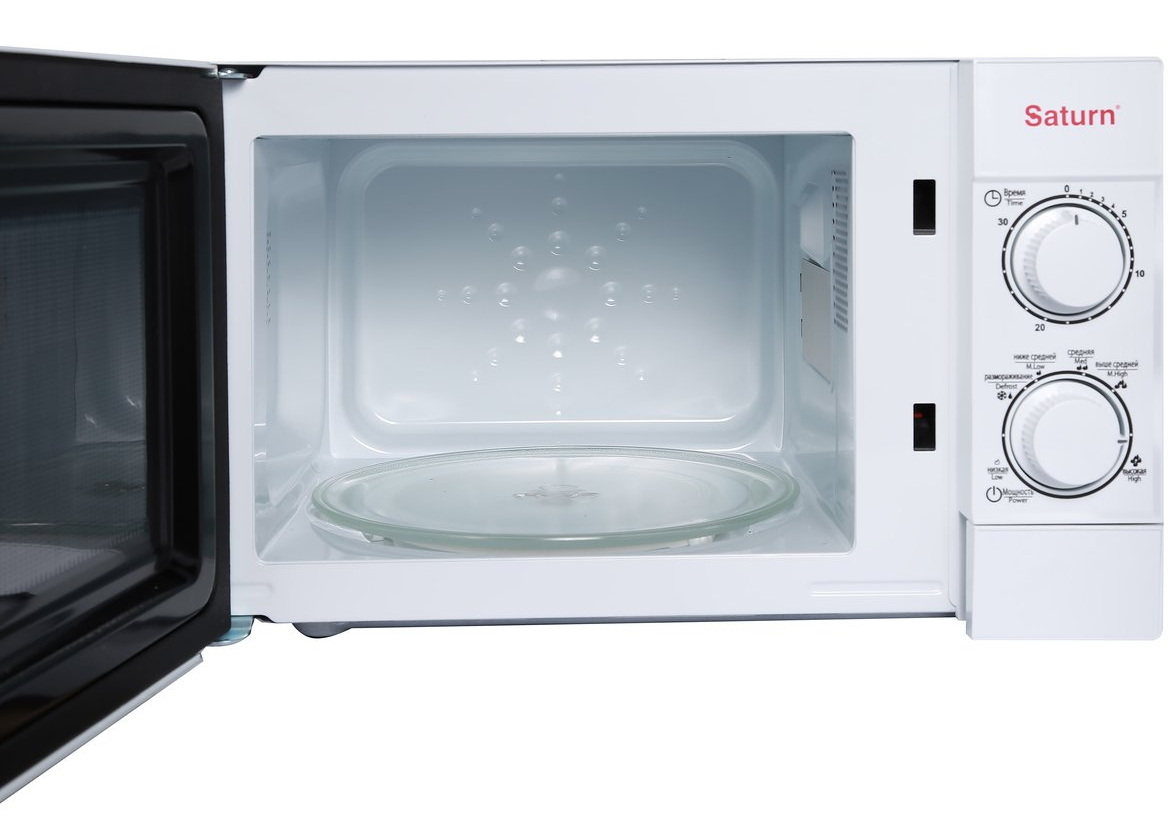 Cuptor cu microunde Saturn ST-MW7155M 700 W / 19 l / Alb photo 4