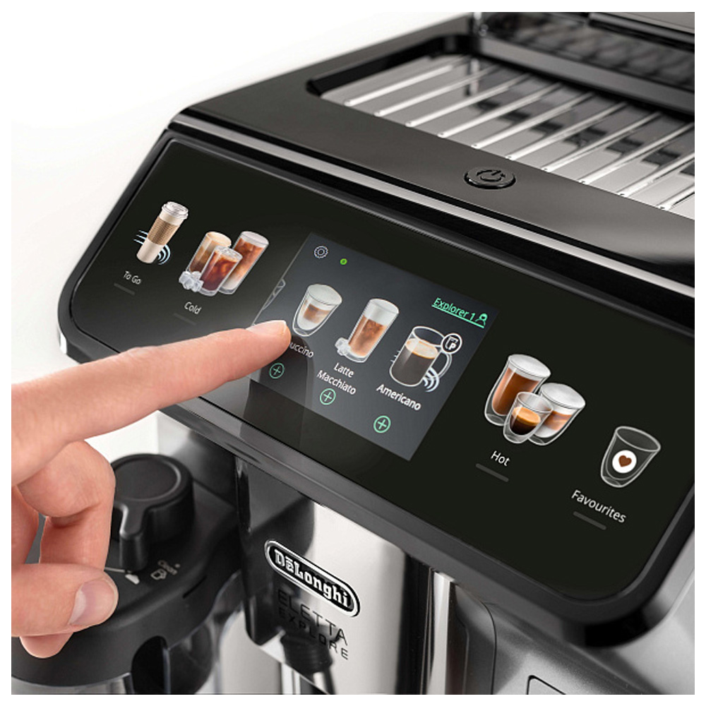 Aparat de cafea Espresso Delonghi ECAM450.55.S / 19 bar / Espresso photo 2
