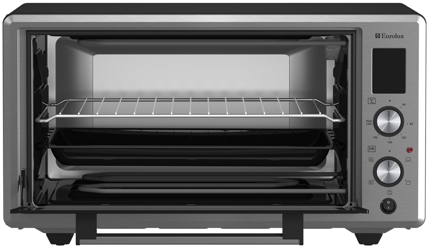 Cuptor electric Eurolux MOEEGC45S, 45 l, 1400 W, Inox photo 4