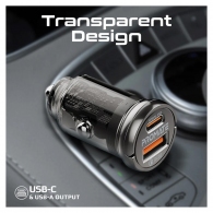 Зарядное устройство авто. для телефона Promate TransDrive65W thumbnav 2