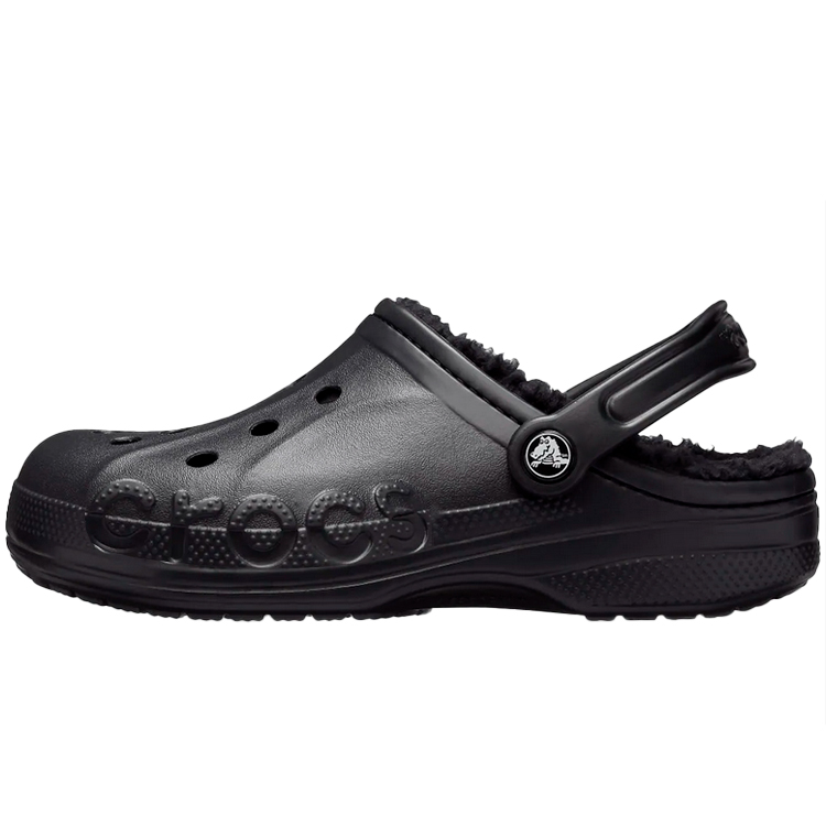 Slapi Crocs Baya Lined pt Barbati / 42-43 / Negru photo 1 Slapi Crocs Baya Lined pt Barbati / 42-43 / Negru photo 1