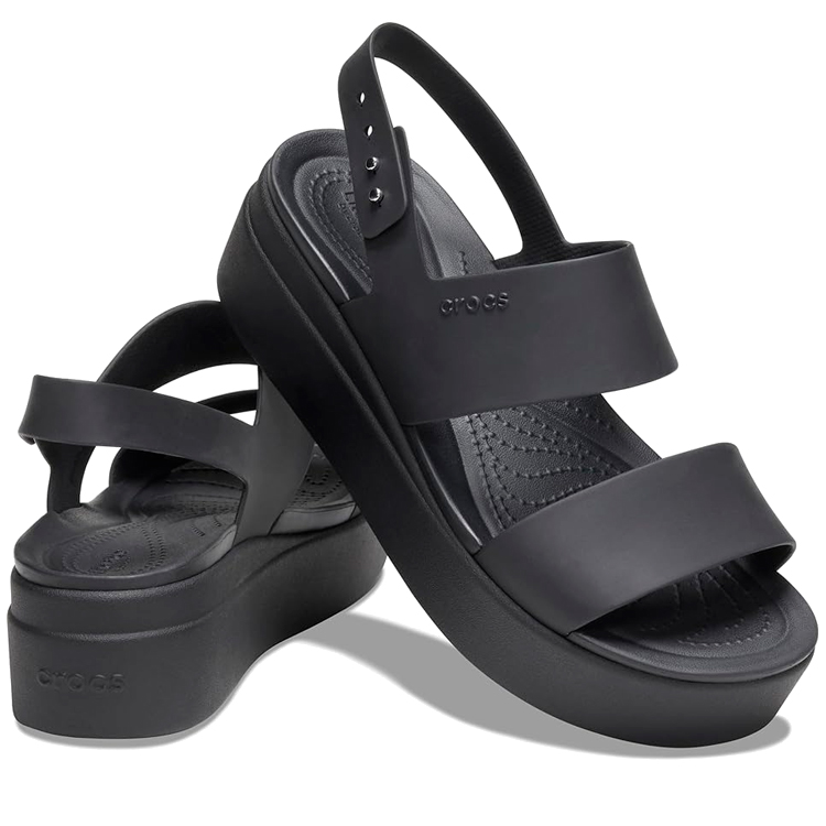Sandale Crocs Brooklyn Low pt Femei / 38-39 / Negru photo 5