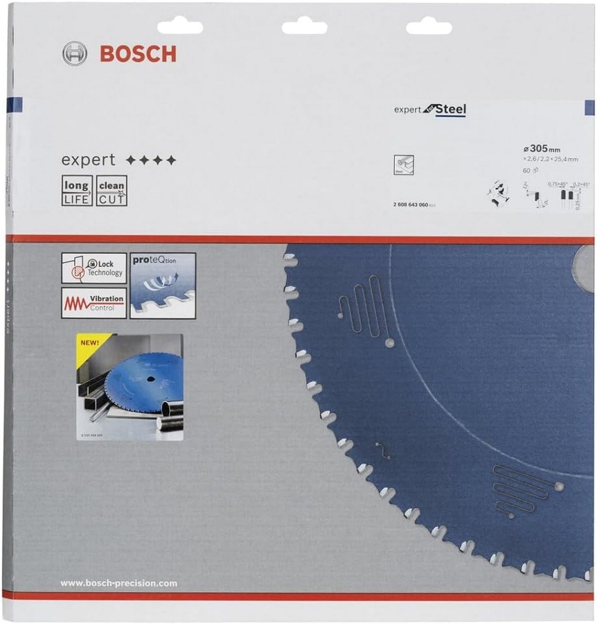 Disc taiere Bosch EX SL B 305x25.4-60, 2608643060 photo 2