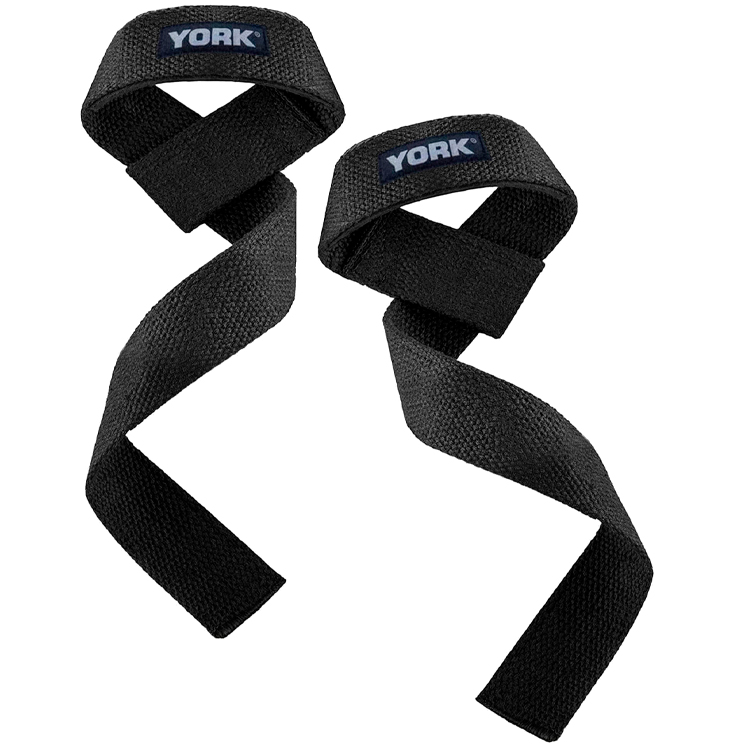 Тяговые ремени  YORK Weight Lifting Straps/85060/Negru photo 2