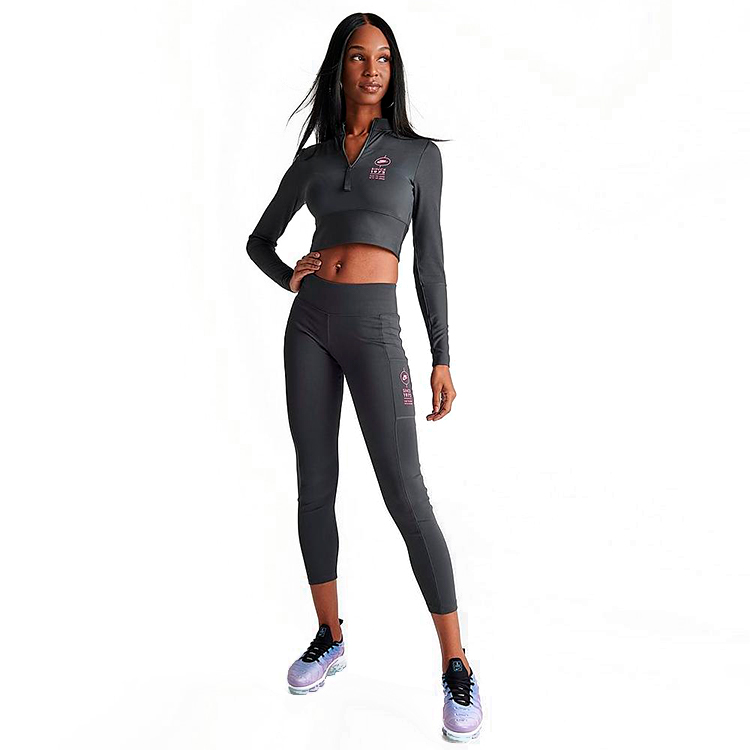 Легинсы Nike W NSW TIGHT RIB SU M Серый Женский photo 4