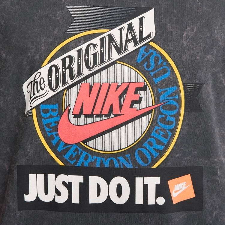 Футболка мужская Nike U NSW TEE M90 TEST PRINT M Серый photo 2
