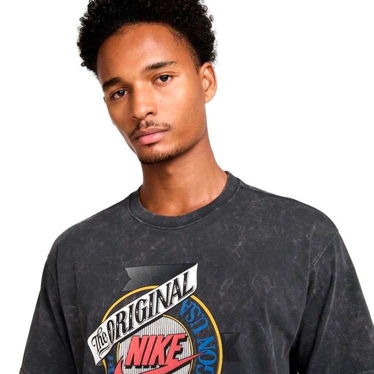 Футболка мужская Nike U NSW TEE M90 TEST PRINT M Серый photo 5