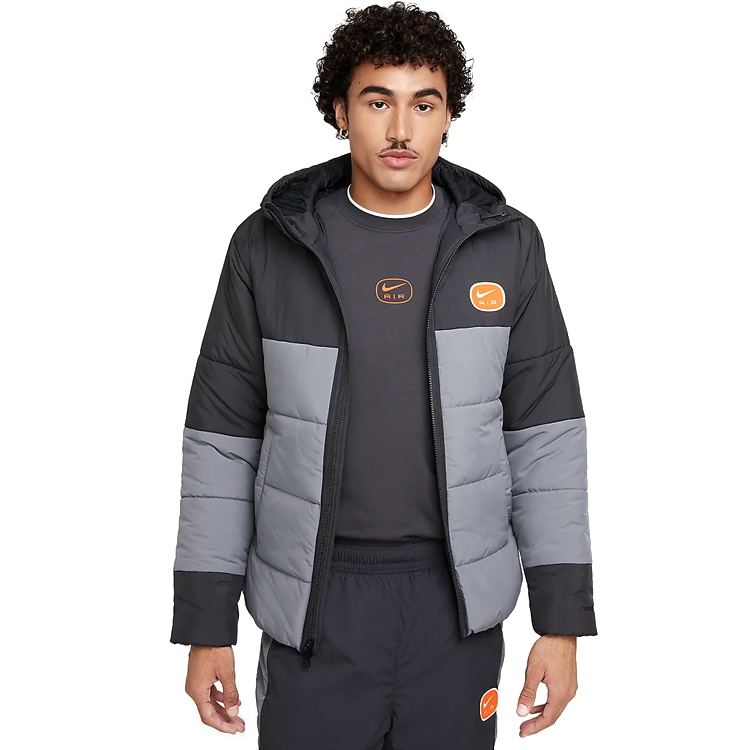 Geacă pt Barbati Nike M NSW SW AIR SYN FILL JKT M Negru-gri photo 2