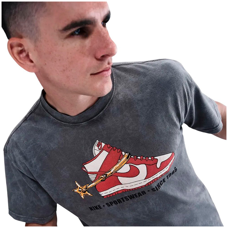 Футболка мужская Nike U NSW TEE M90 OC VNTG XL Серый photo 5