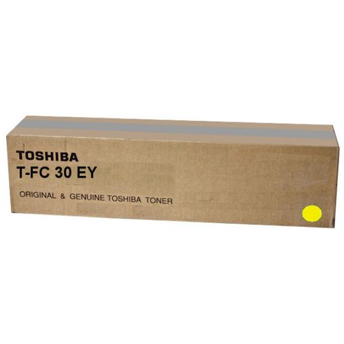 Toner Toshiba T-FC30EY Yellow, (xxxg/appr. 28 000 pages 10%)  for e-STUDIO 2051C/2551C/2050C/2550C photo 1