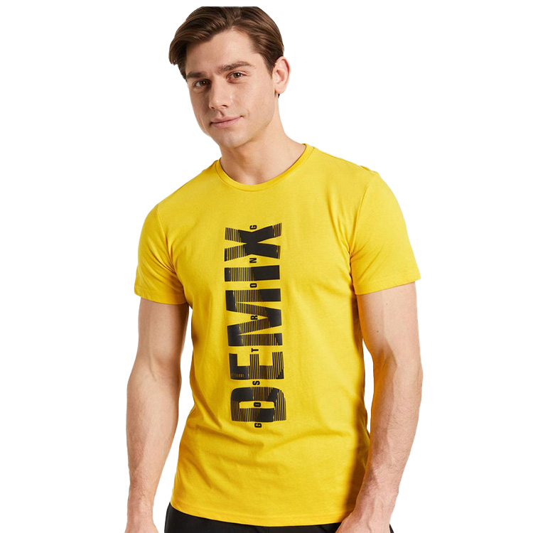 Футболка мужская Demix Train M Tee 46 Желтый photo 4