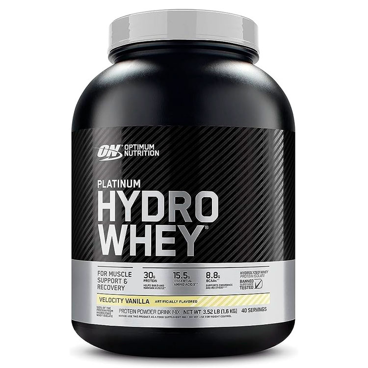 Гидролизат протеина Optimum Nutrition ON PLAT HYDWHEY GF VAN RFM 3.52LB/1.59 кг photo 1