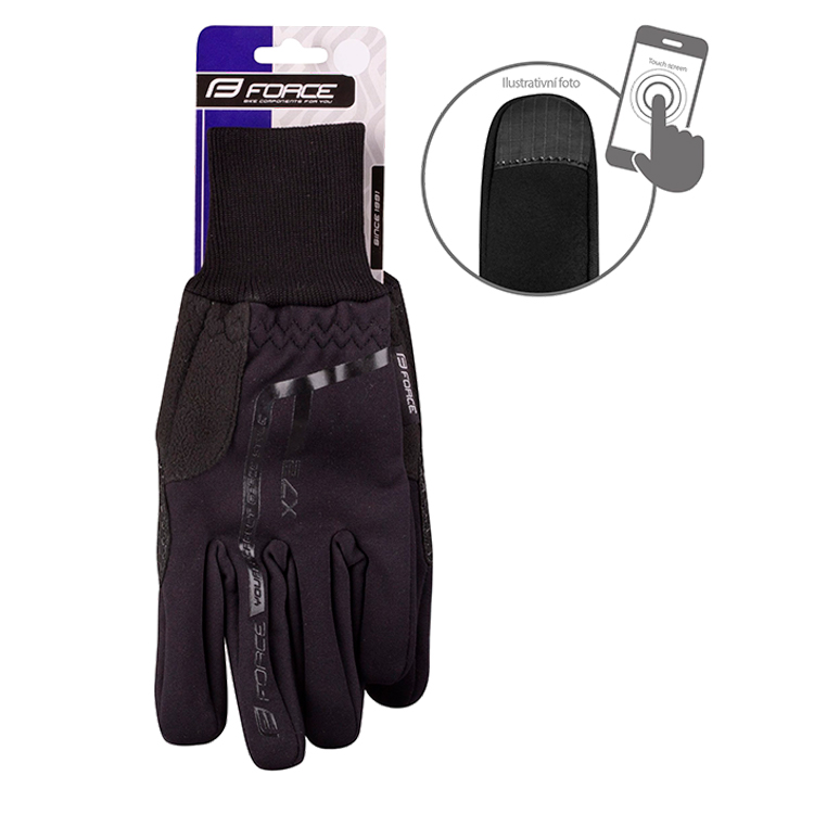Manusi pentru bicicleta Force X72 Negru 90461 photo 2