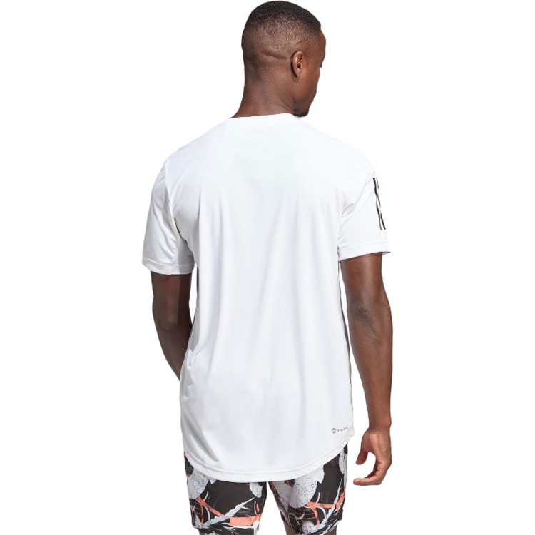 Tricou bărbătesc Adidas CLUB 3STR TEE S Alb photo 4