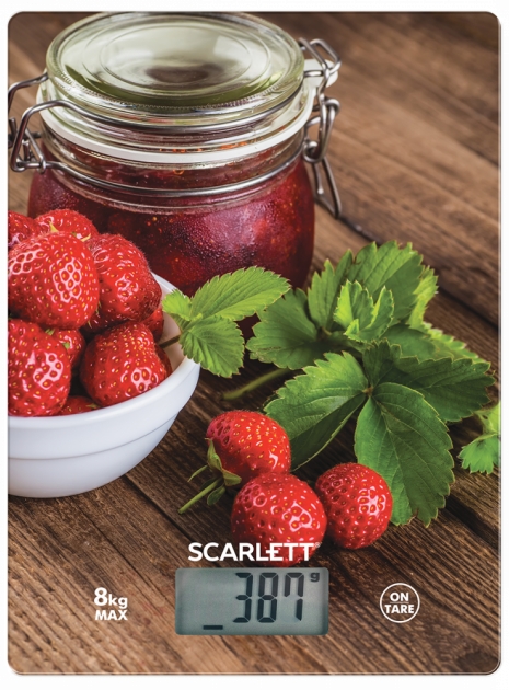Кухонные весы Scarlett SCKS57P61, 8 кг, C рисунками photo 1 Кухонные весы Scarlett SCKS57P61, 8 кг, C рисунками photo 1