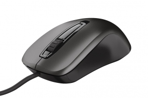 Trust Carve Optical Mouse, 1200 dpi, 3 button, USB, Black thumbnav 3