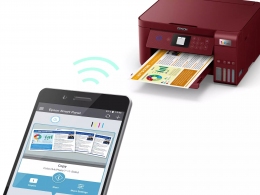 MFD cu CISS Epson EcoTank L4267 / A4 / Wi-Fi / Duplex / Red thumbnav 4
