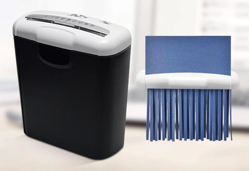 Shredder Qsmile P5 S610/ P-2/ 6 sheets 80g/m / 10L/ Grey photo 3