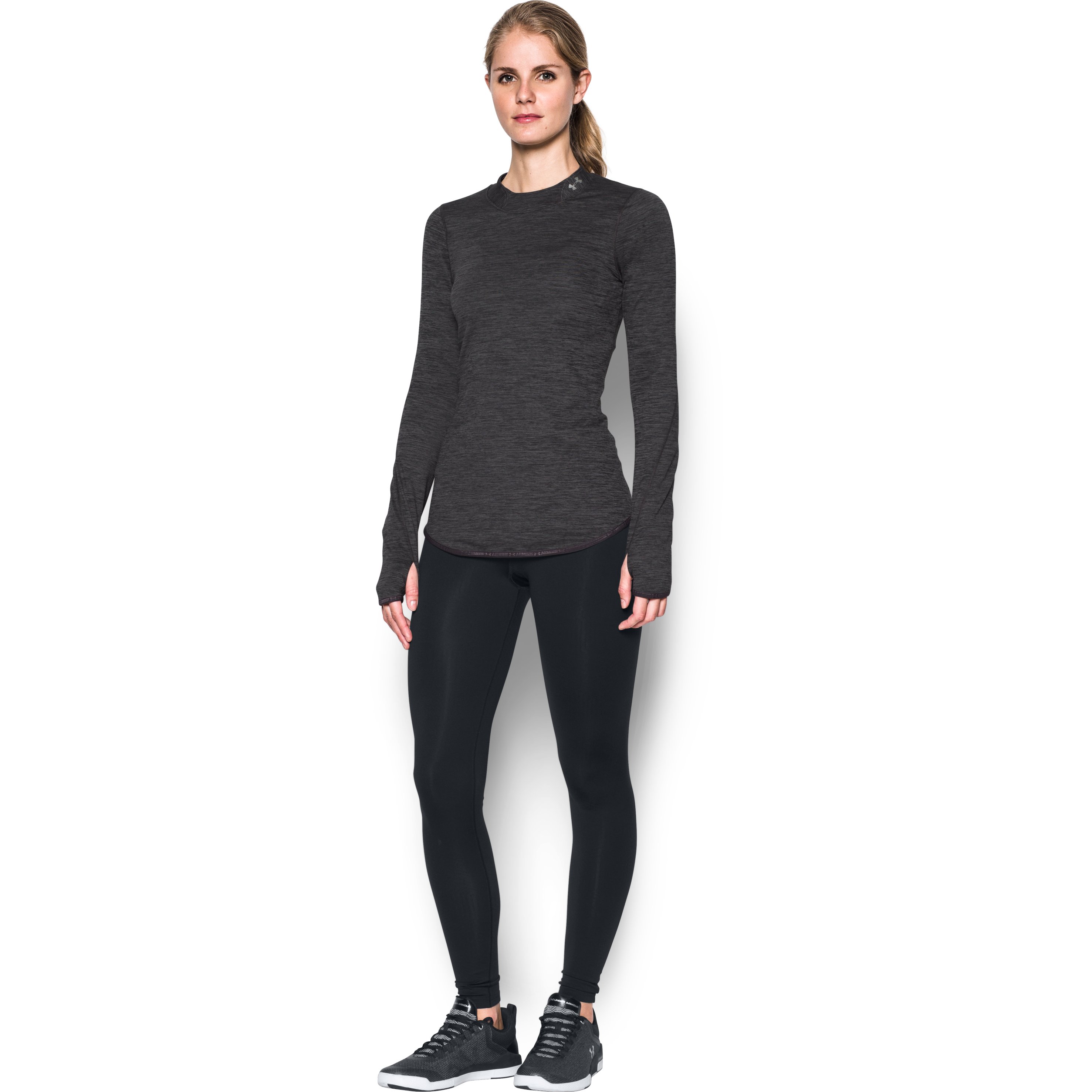 Tricou Under Armour UA CG MOCK-CBH//MSV / Femei / XS / Gri-negru photo 5