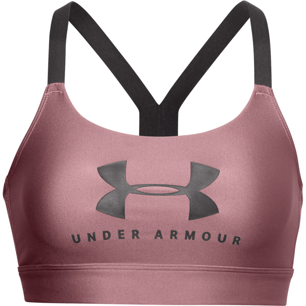 Bra sportive Under Armour MID SPORTSTYLE GRAPHIC BRA / Femei / L / Maro photo 1 Bra sportive Under Armour MID SPORTSTYLE GRAPHIC BRA / Femei / L / Maro photo 1