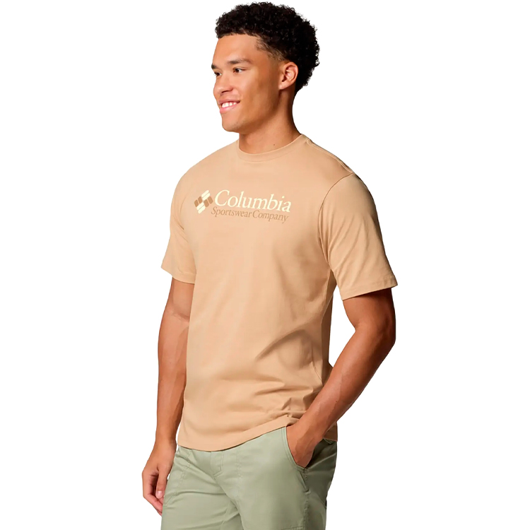 Tricou bărbătesc Columbia CSC Basic Logo Short Sleeve Shirt S Galben photo 4