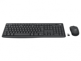 Tastatura si Mouse Wireless Logitech MK370 Combo for Business, Graphite thumbnav 2
