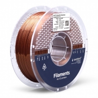 Gembird TPU flexible filament, Copper, High elasticity Thermoplastic Polyurethane, 1.75mm, 1kg thumbnav 1