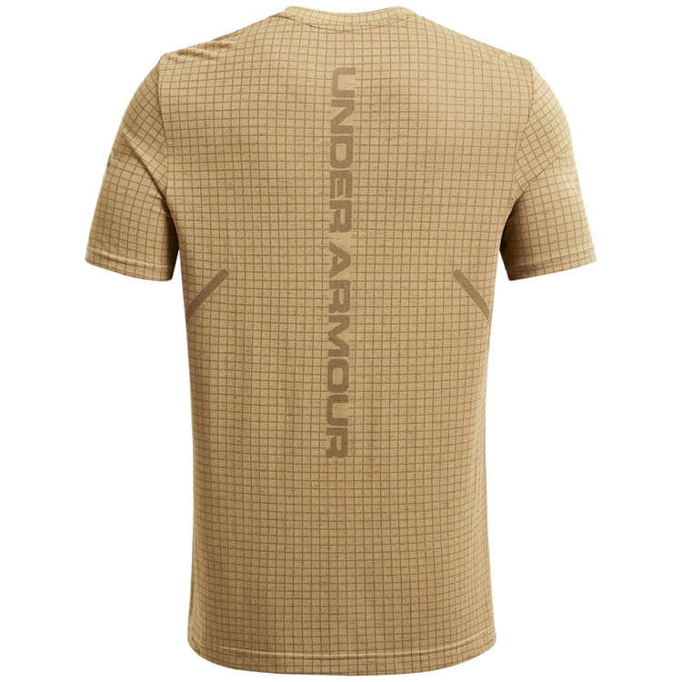 Tricou bărbătesc Under Armour Vanish Seamless Grid SS L Maro photo 3