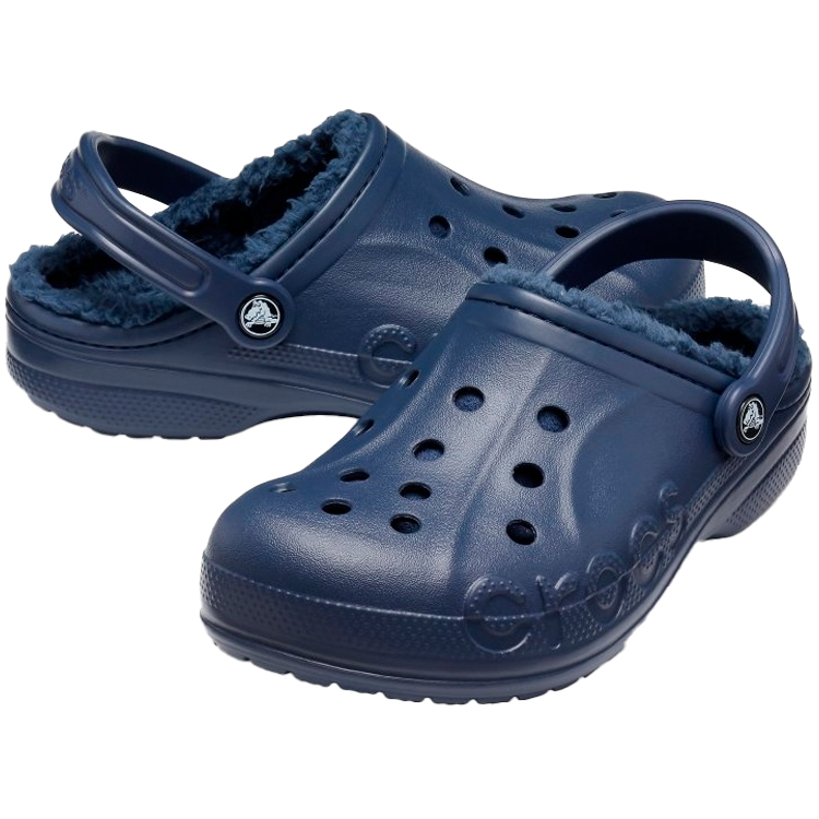 Slapi Crocs Baya Lined pt Barbati / 42-43 / Albastru photo 3