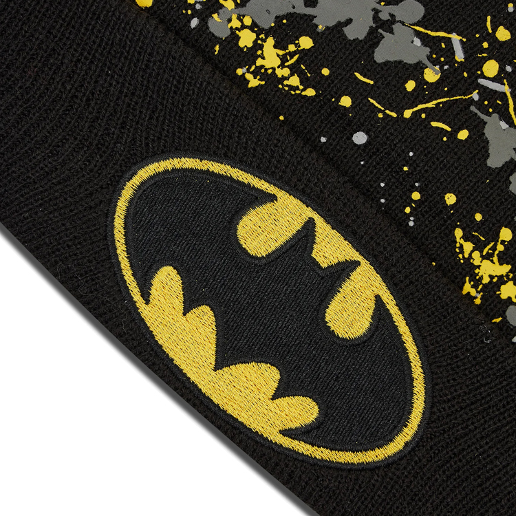 Caciula New Era CHYT PAINT SPLAT CUFF KNIT BATMAN CHILD Negru photo 4