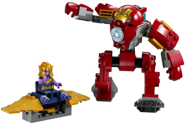 Constructor Lego Marvel Iron Man Hulkbuster vs. Thanos 76263 de la 4+ ani photo 2