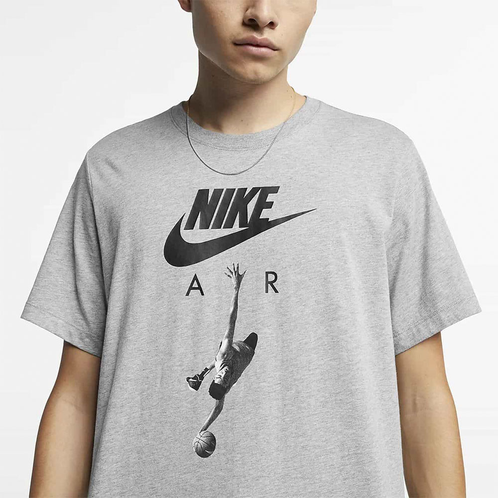 Tricou bărbătesc Nike M NSW TEE CLTR AIR 2 L Gri photo 4