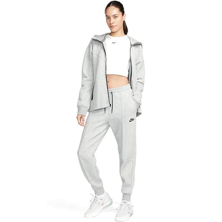 Брюки Nike W NSW TCH FLC MR JGGR L Серый Женский photo 3