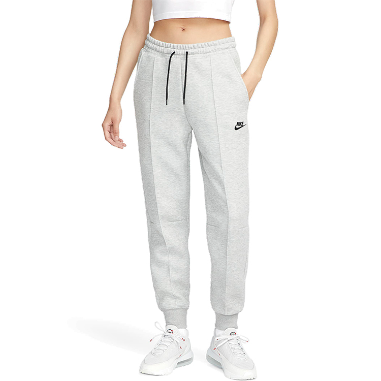 Брюки Nike W NSW TCH FLC MR JGGR L Серый Женский photo 4