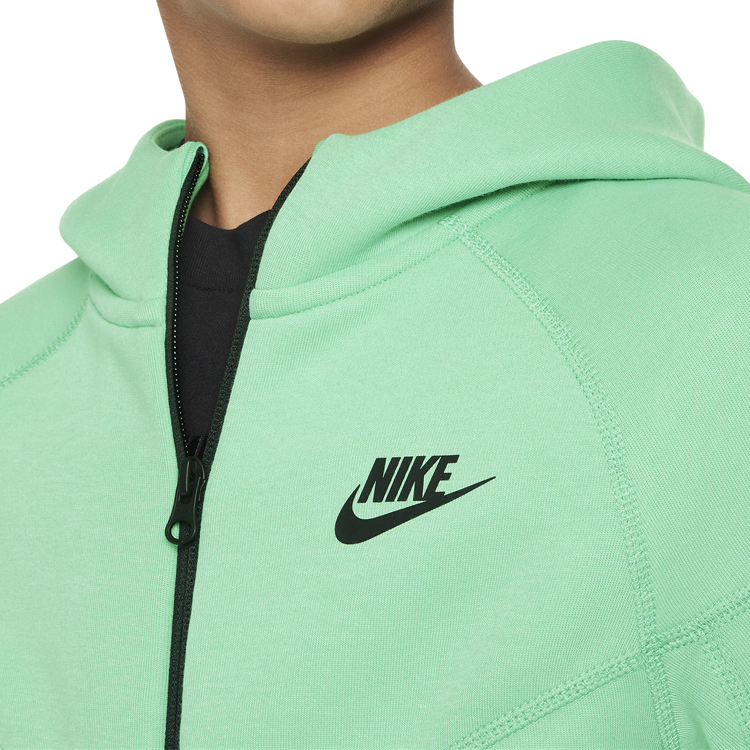 Hanorac Nike B NSW TECH FLC FZ / Barbati / L / Verde photo 4