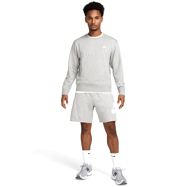 Шорты мужские Nike M NK CLUB ALUMNI FT SHORT S Серый photo 2