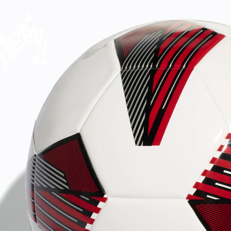 Minge fotbal Adidas FS0363 / Marimea 4 / Alb-Negru-Argintiu-Rosu photo 4
