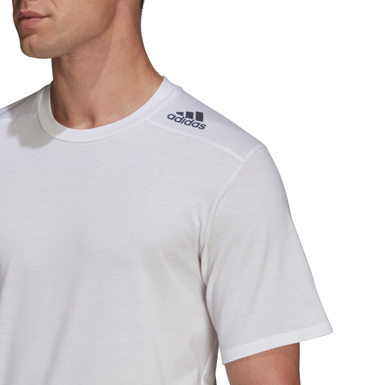 Tricou bărbătesc Adidas M D4T TEE S Alb photo 2